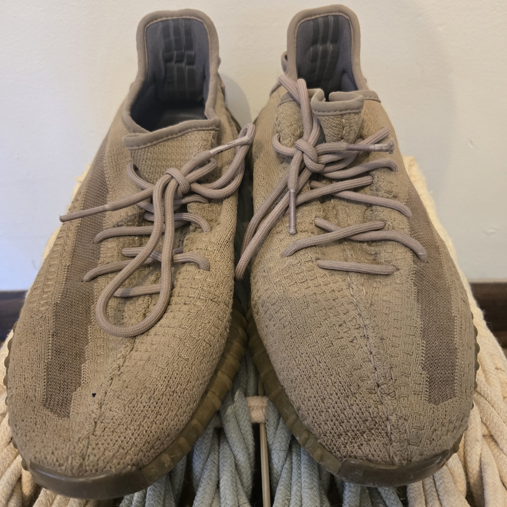 Yeezy Taupe Knit Sneakers